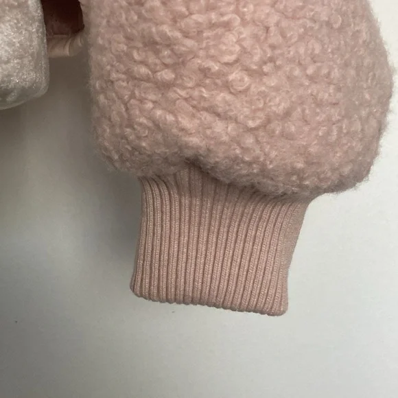 By Anthropologie Pink Sherpa Boomer Jacket - Picture 10 of 16